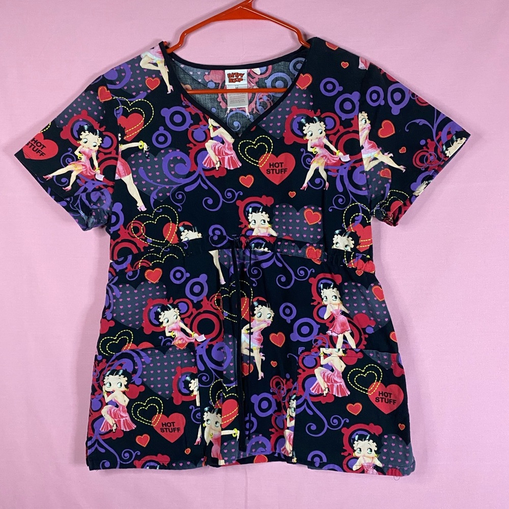♥️ Betty Boop Scrub Top ❤️